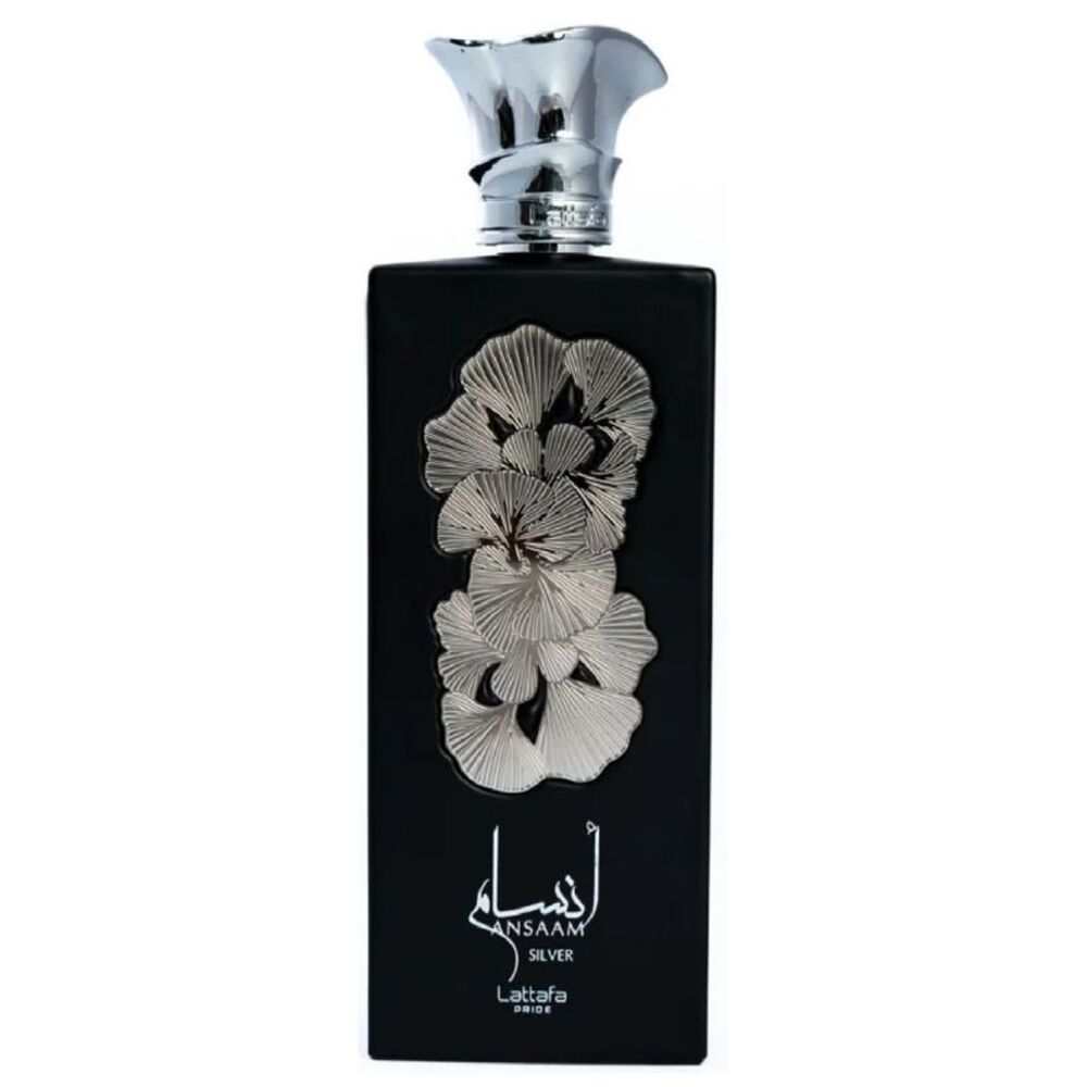 Lattafa Ansaam Silver Eau De Parfum EDP Spray for Unisex 3.4 oz / 100 ml - New